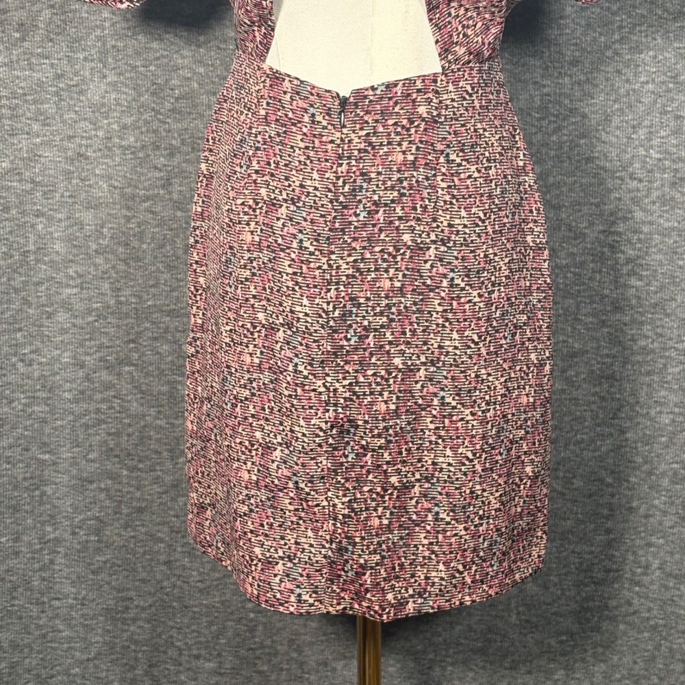 Bcbgeneration Pink Abstract Dash Flutter Sleeve C… - image 7